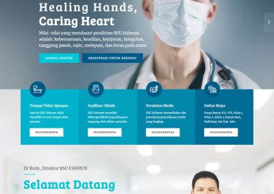 Jasa Pembuatan Website Medan - Proyek Website RS Eshmun Medan Marelan
