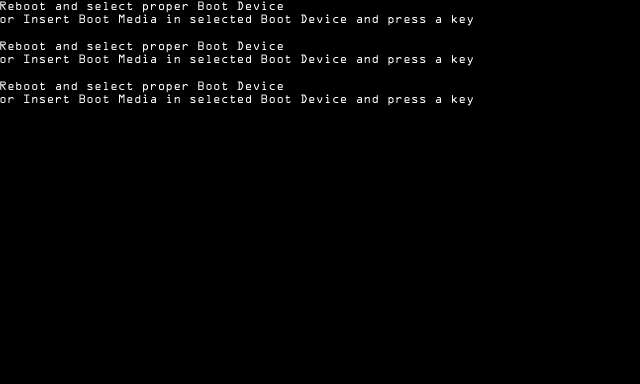 Cara Mengatasi PC Reboot and Select Proper Boot Device